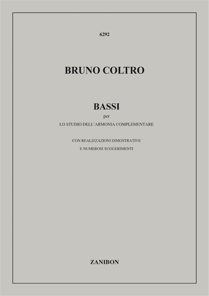 Bassi Per Lo Studio Dell'Armonia Complementare